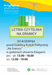 LETNIA CZYTELNIA/ PARK KSIĄŻKI